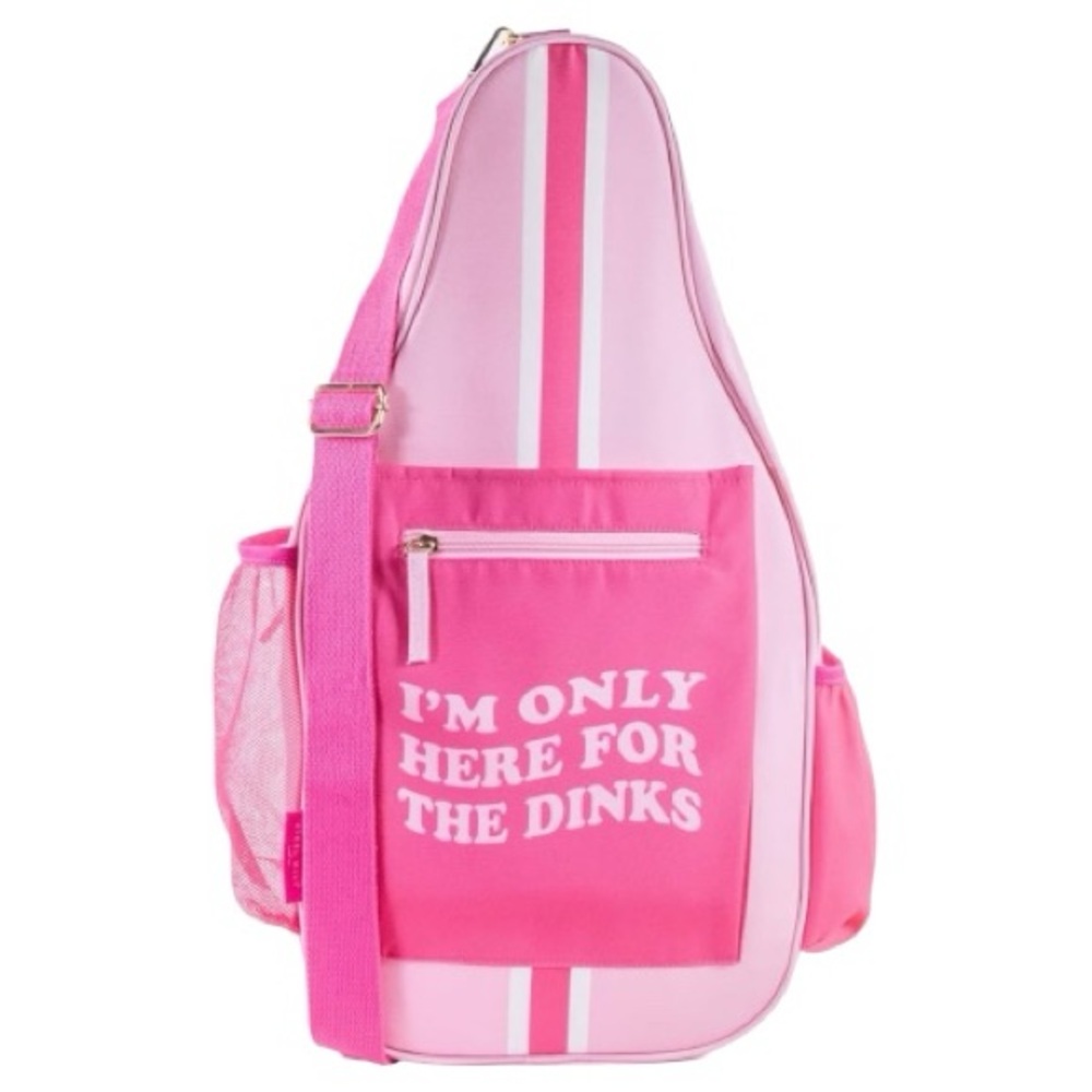 NWT Pickle Ball Pink Sling Bag